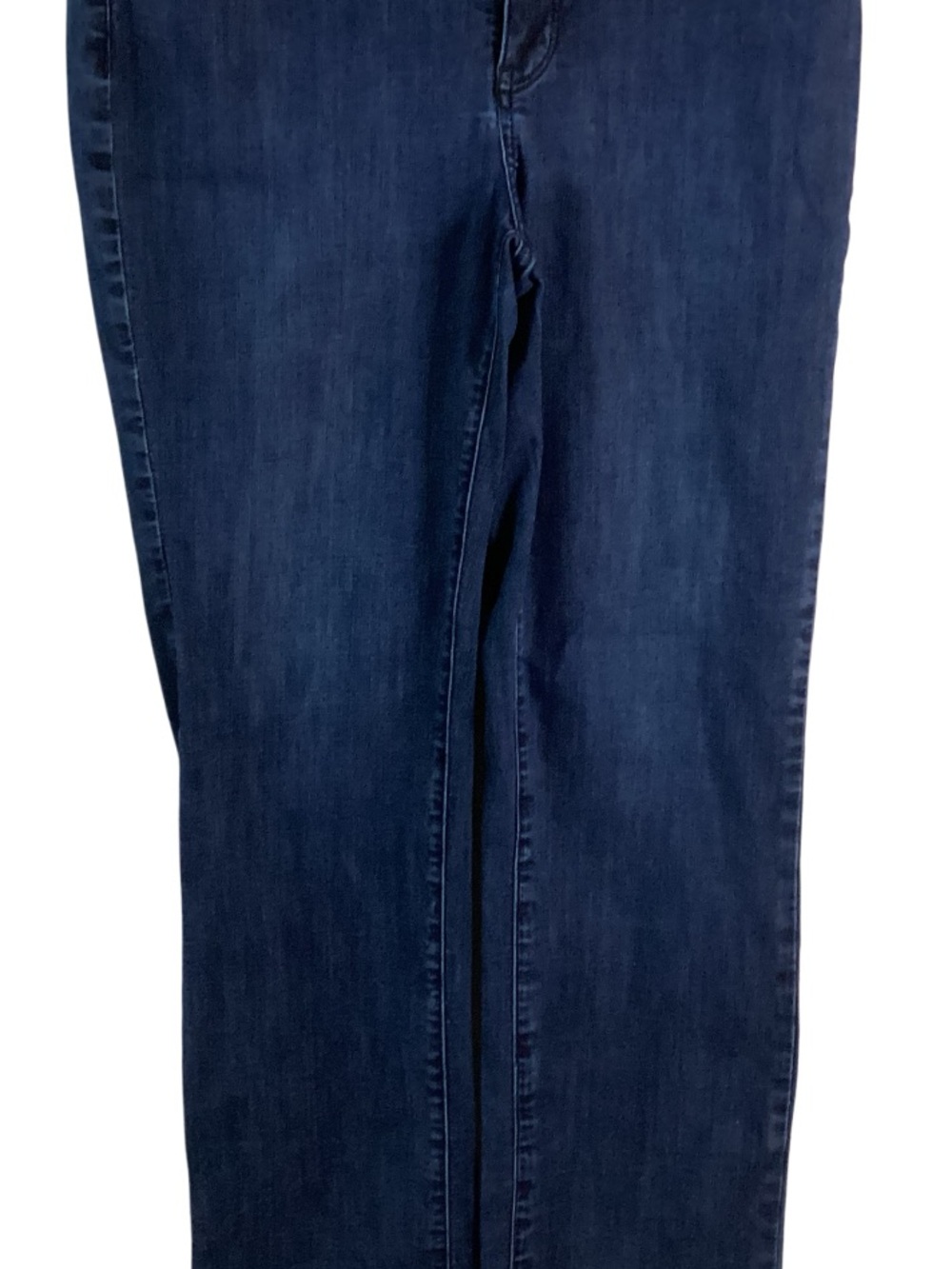NYDJ Marilyn Straight Leg Dark Wash Jeans 10 - Picture 4 of 13